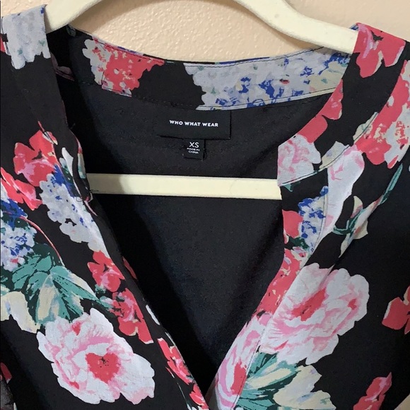 Floral Who What Wear Maxi Dress, size XS EUC - Picture 4 of 6